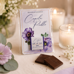 Tarjetita con chocolate