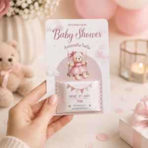 Tarjetita chocolate Infantil Osita